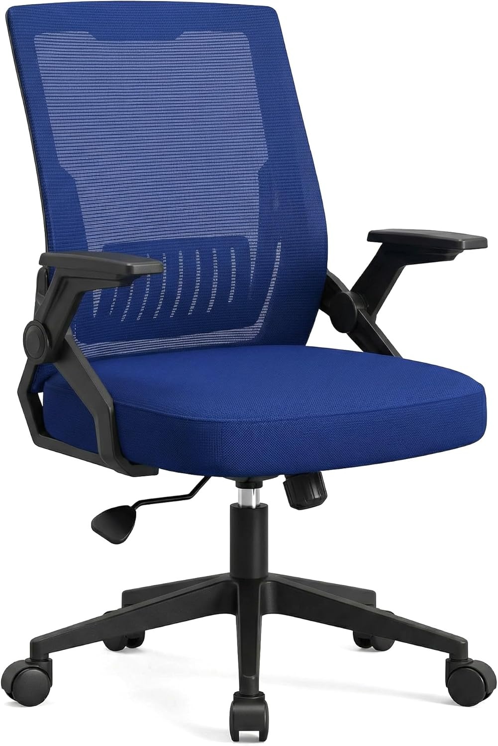 image:imageGTPLAYER Ergonomic Office Chair with Flipup Armrests Executive Computer Chair for Home Office Breathable Mesh amp Comfy Lumbar Support BlackBlue