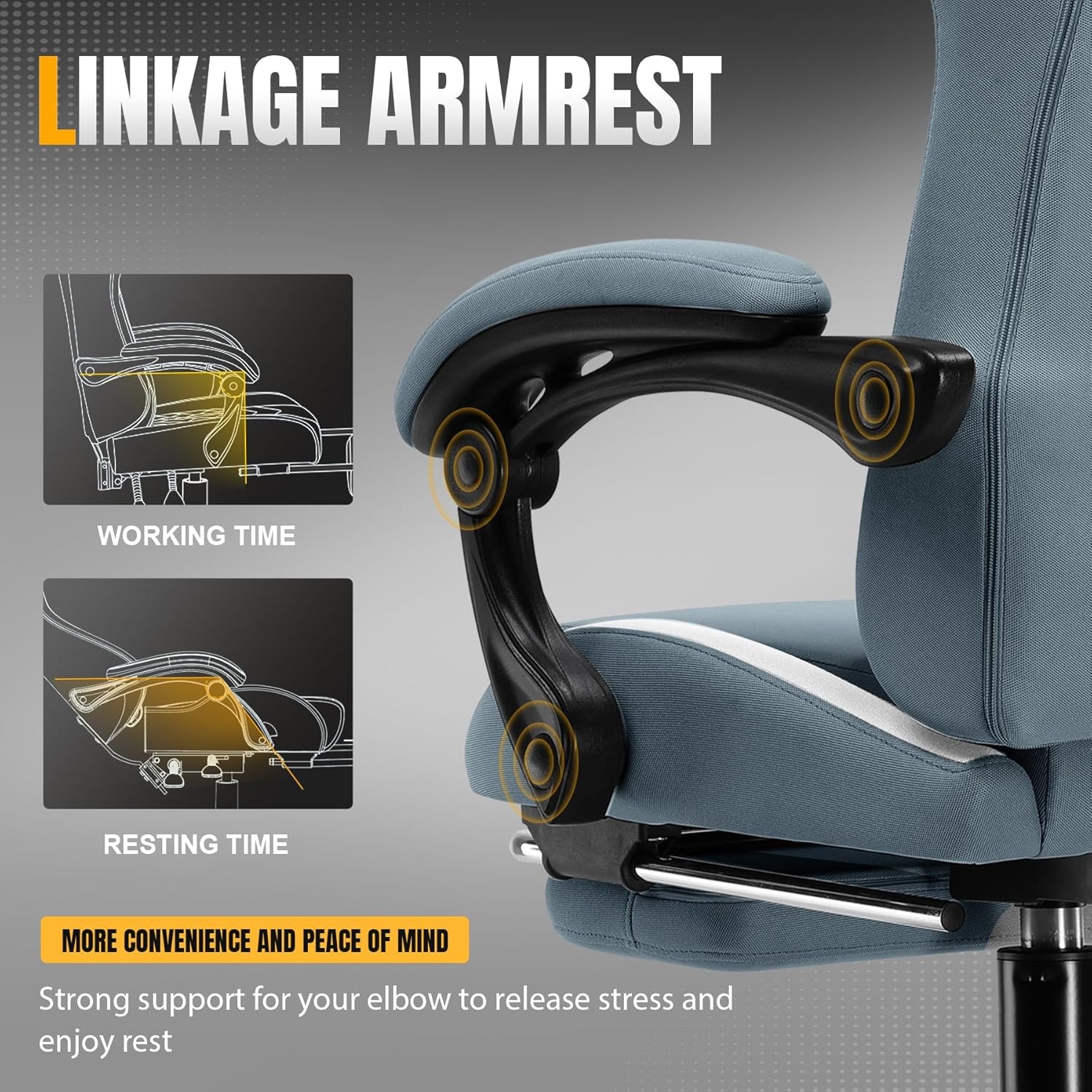 image:imageGTPLAYER Gaming Chair with Foot Rest amp Pocket Spring Cushion Ergonomic High Back Computer Chair with Headrest amp 360Swivel Seat for Home Office Desk PU Leather PinkAcidblue