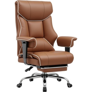 image:imageGTPLAYER Big and Tall Gaming Chair 400lbs Heavy Duty Office Chair with Footrest High Back Pocket Spring Lumbar Support Ergonomic Wide Comfy Seated Cushion for Lower Back Pain Relief EarthBlackCoffeebrown