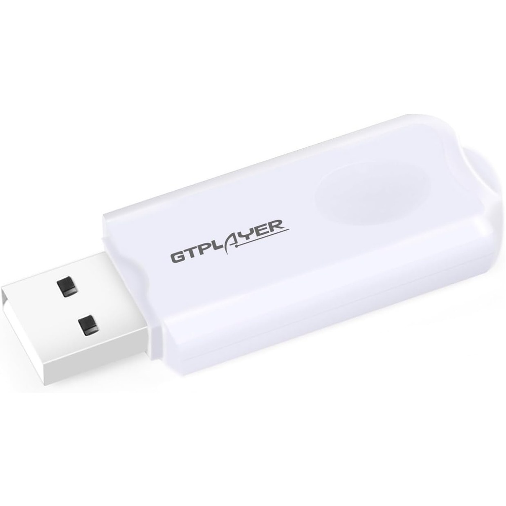 image:imageGTPLAYER Bluetooth 51 USB Adapter Wireless Audio Dongle for PC Laptop PS4 Switch Headphones for GTPLAYER Music Gaming Chair and Recliner Single Device ConnectionWhite