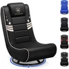 [With Headrest] Black / Gold Accent