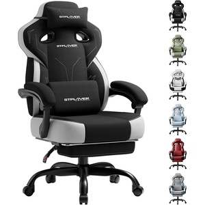 image:imageGTPLAYER Gaming Chair Computer Chair with Footrest and Lumbar Support for Adults 360Swivel Big amp Tall Reclining Seat for Office or Gaming BlackLiblack