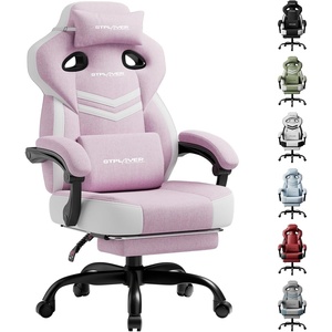 image:imageGTPLAYER Gaming Chair Computer Chair with Footrest and Lumbar Support for Adults 360Swivel Big amp Tall Reclining Seat for Office or Gaming BlackLipink