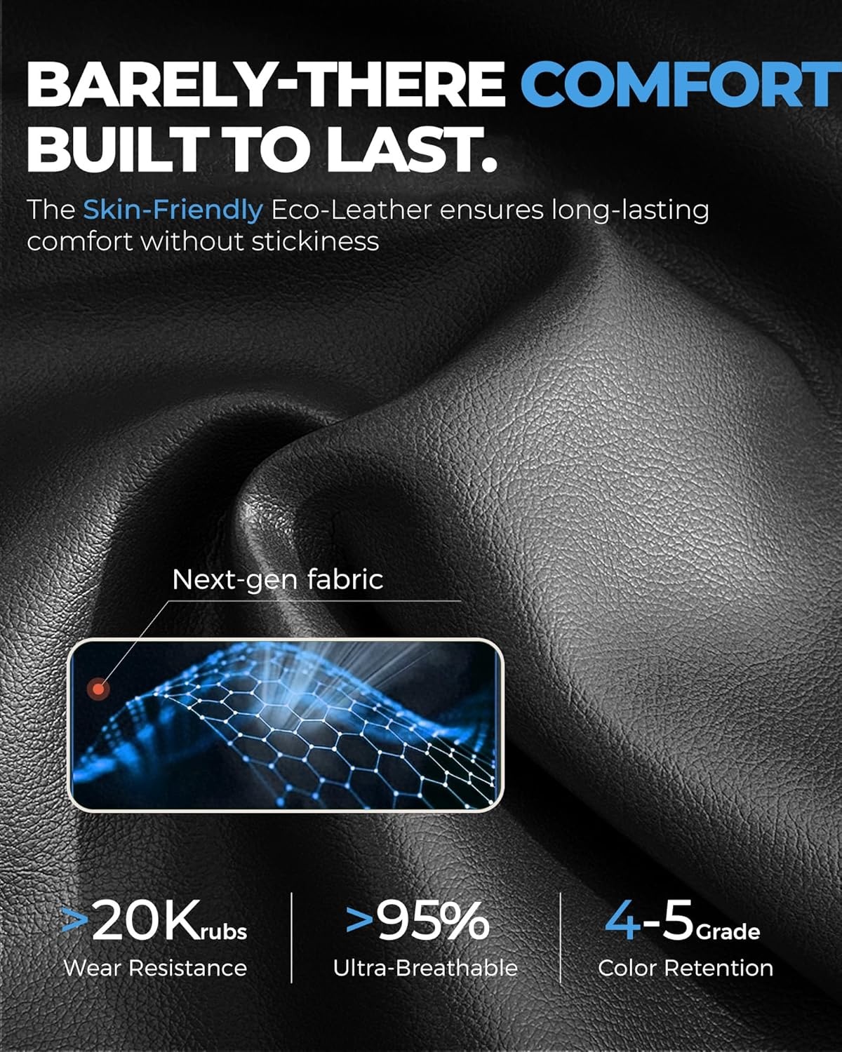 image:imageGTPLAYER Gaming Chair with Footrest Big and Tall Computer Game Chair 350lb Racing Style Ergonomic High Back Lumbar Support and Recliner Moon GrayBlue