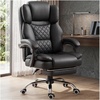 Matte-black  Leather
